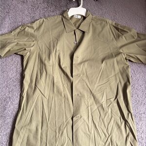 Olive Green Short Sleeve Shirt
